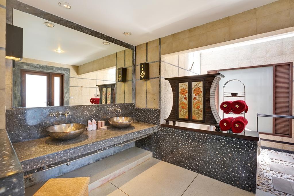 Emerald Sands - Beach Front 4 Bed Pool Villa Ko Samui Værelse billede