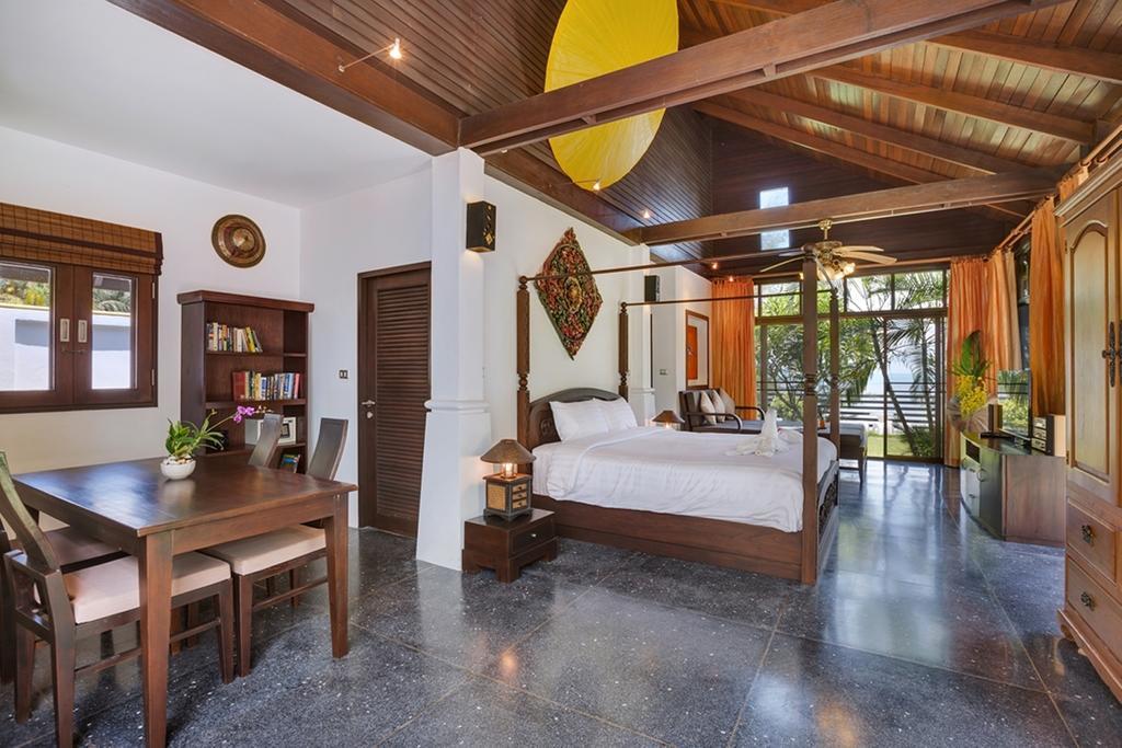Emerald Sands - Beach Front 4 Bed Pool Villa Ko Samui Værelse billede