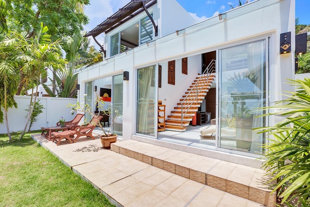 Emerald Sands - Beach Front 4 Bed Pool Villa Ko Samui Værelse billede