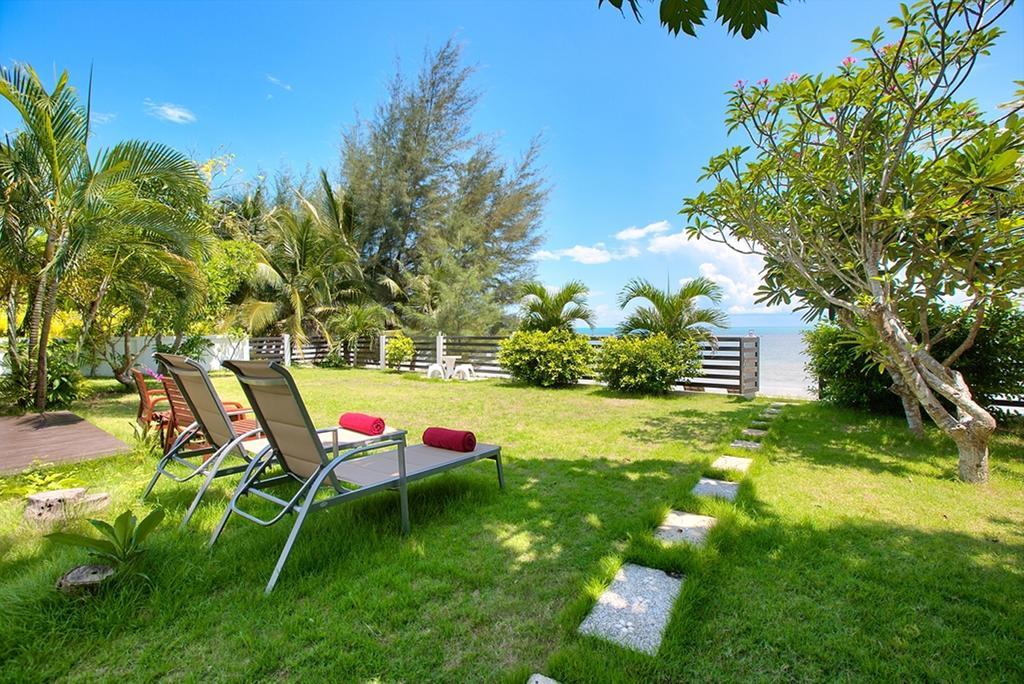Emerald Sands - Beach Front 4 Bed Pool Villa Ko Samui Værelse billede